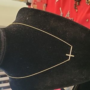 Cross necklace cz IBB